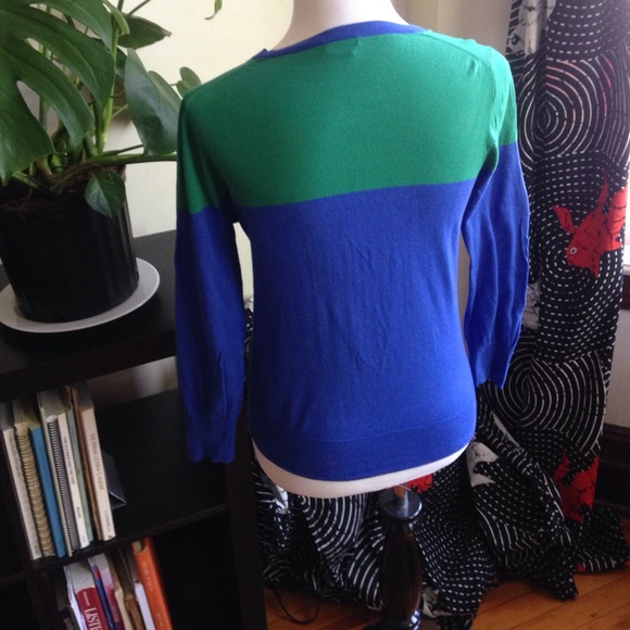 J. CREW colorblock cardi - Picture 3 of 4